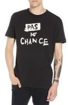 Men's French Connection Unlucky No Chance T-shirt - Black