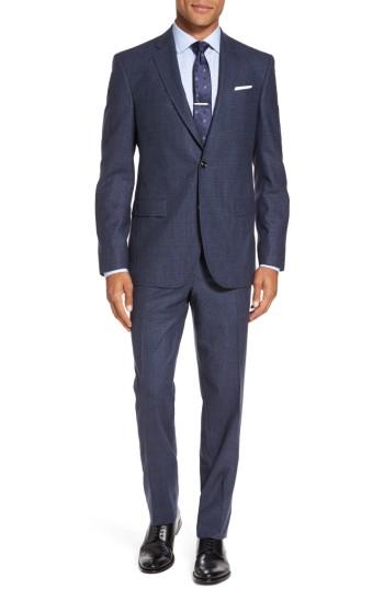 Men's Ted Baker London Jay Trim Fit Plaid Wool & Cashmere Suit
