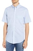 Men's Nordstrom Men's Shop Smartcare(tm) Fit Sport Shirt, Size Small - Blue