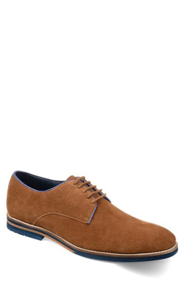 Men's Thomas And Vine Gunner Plain Toe Derby M - Brown