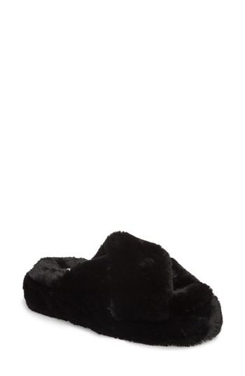 Women's Steve Madden Comfy Faux Fur Slipper