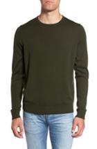Men's Nordstrom Men's Shop Crewneck Merino Wool Sweater - Green