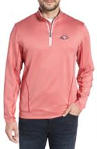 Men's Cutter & Buck Endurance San Francisco 49s Fit Pullover, Size Medium - Red