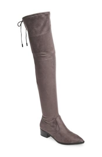 Women's Marc Fisher Ltd Yenna Over The Knee Boot .5 M - Grey