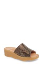 Women's Famolare Slide N Sleek Wedge Slide Sandal M - Yellow