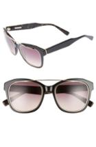 Women's Derek Lam Hudson 52mm Gradient Sunglasses - Black Brown