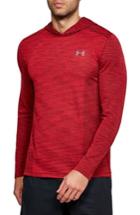Men's Under Armour Threadbone Fitted Seamless Hoodie - Red