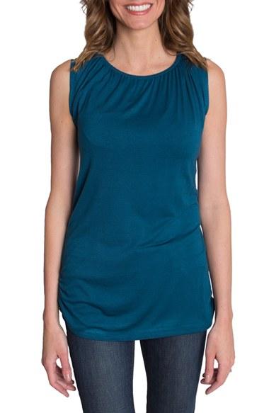 Women's Udderly Hot Mama Trendy Nursing Tank - Blue/green