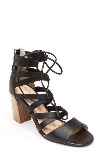 Women's Adam Tucker Manda Ghillie Sandal M - Black