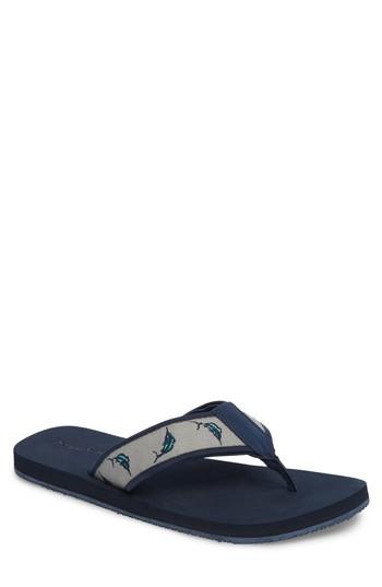 Men's Tommy Bahama Allegro Flip Flop M - Blue