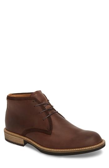 Men's Ecco Kenton Derby Chukka Boot -6.5us / 40eu - Brown