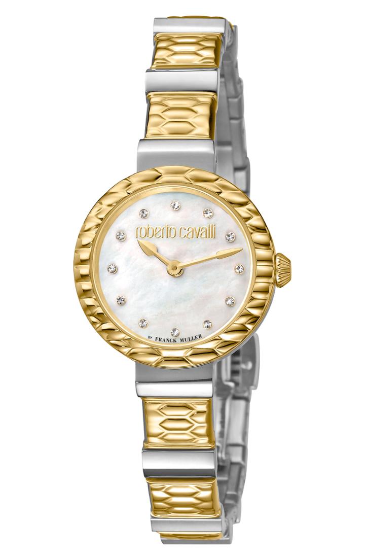 Women's Roberto Cavalli By Franck Muller Scala Diamond Bracelet Watch, 26mm