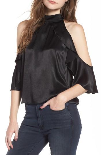 Women's Ella Moss Bianka Cold Shoulder Swing Top - Black