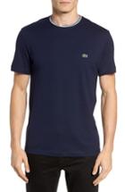 Men's Lacoste Semi Fancy Ringer T-shirt (s) - Blue