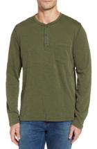 Men's Ugg Long Sleeve Henley T-shirt, Size - Green