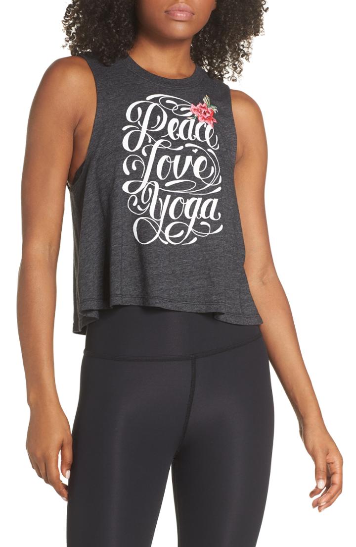 Women's Spiritual Gangster Peace Crop Tank