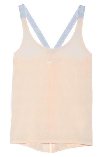 Women's Nike Elastika Dry Tank - Orange