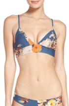 Women's Boys + Arrows Dana The Delinquent Bikini Top - Blue