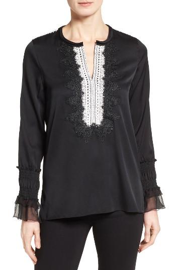Women's Kobi Halperin Naya Lace Trim Blouse