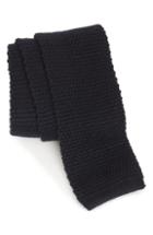 Men's Eleventy Knit Cashmere & Silk Tie, Size - Blue