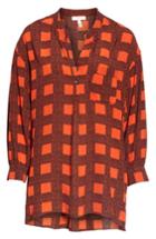 Women's Joie Nias Herringbone Check Top - Red