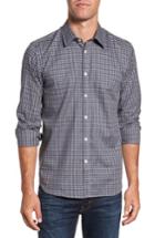 Men's Jeremy Argyle Comfort Fit Plaid Sport Shirt, Size - Grey