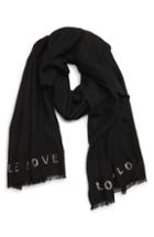 Women's New Friends Colony Love-is-love Beaded Wool Shawl