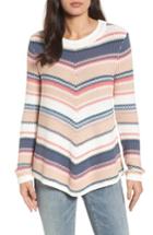 Women's Caslon Stitch Stripe Sweater - Ivory