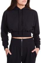 Women's Afrm Ruby Crop Hoodie - Black