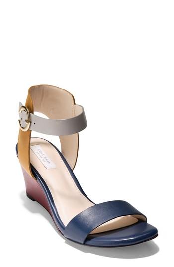 Women's Cole Haan Rosalind Wedge Sandal B - Blue