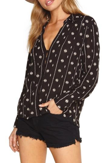 Women's Articles Of Society Stinston Woven Shirt - Black