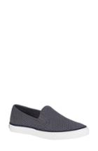 Women's Sperry Seaside Perforated Slip-on Sneaker M - Grey