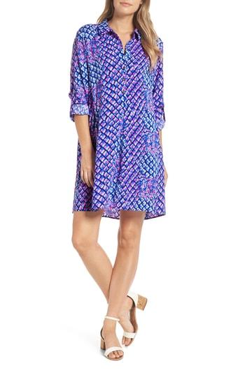 Women's Lilly Pulitzer Lillith Shirtdress - Blue