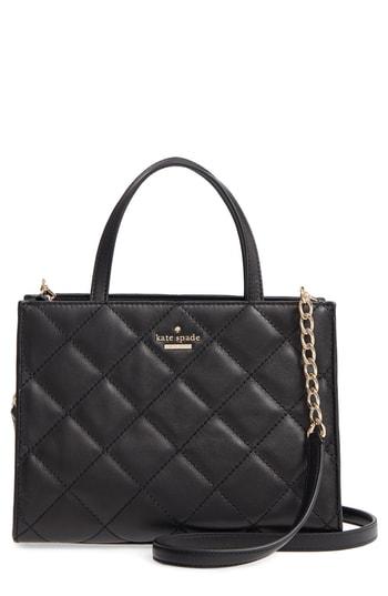 Kate Spade New York Emerson Place Sam Quilted Leather Handbag - Black