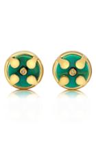 Women's Conges Truth & Balance Natural Turquoise Stud Earrings