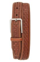 Men's Johnston & Murphy Woven Leather Belt