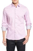 Men's Stone Rose Technical Stripe Sport Shirt