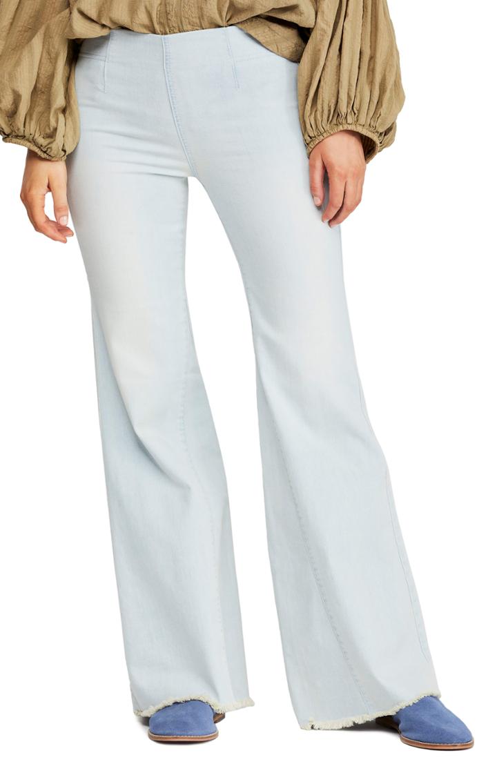 Women's Free People Flare Pants - Blue