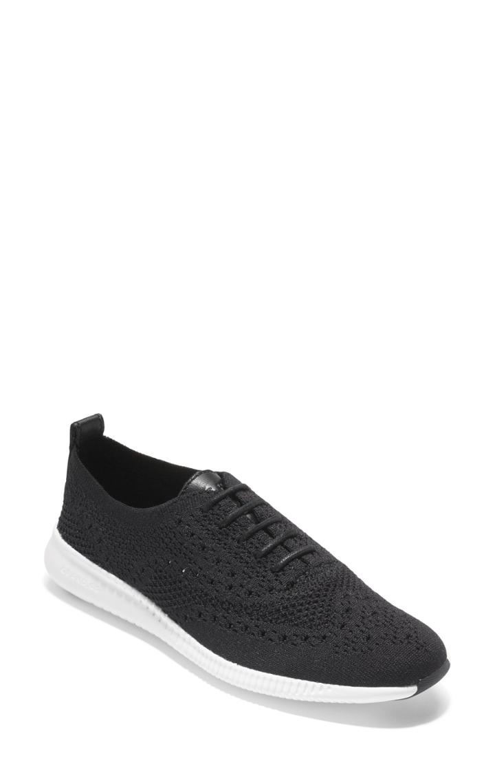 Women's Cole Haan 2.zer?grand Stitchlite Wingtip Sneaker .5 B - Black