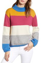 Women's J.o.a. Colorblock Sweater - Red