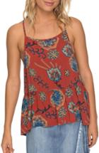 Women's Roxy Fanta Print Peplum Tank - Orange