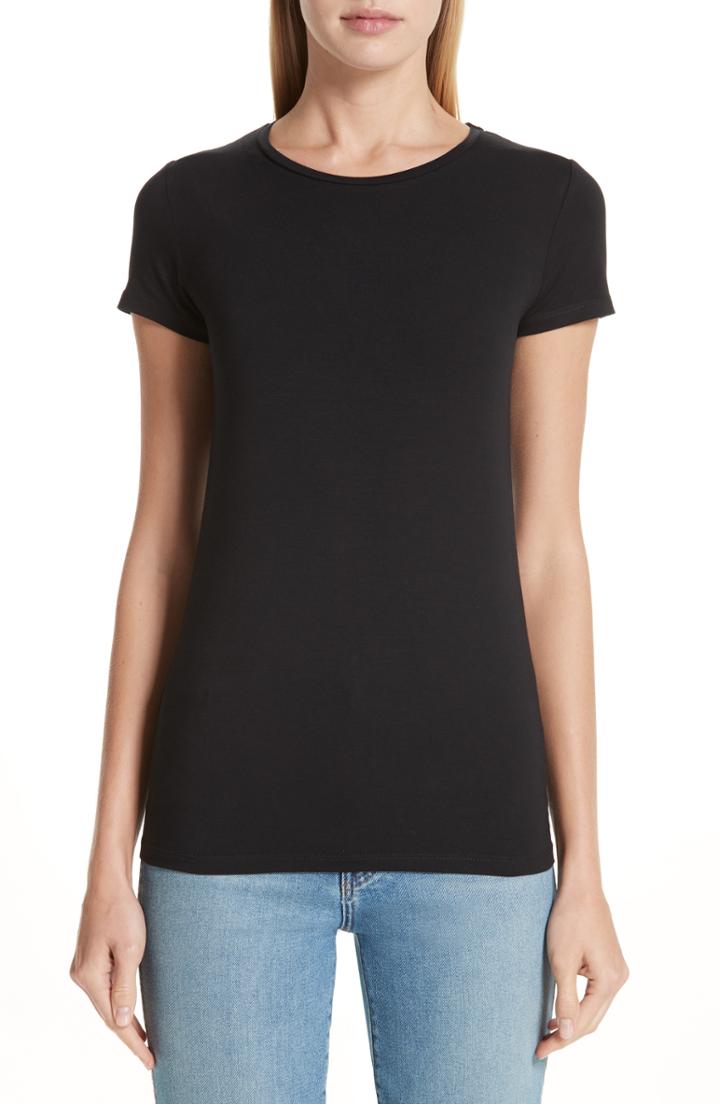 Women's Majestic Filatures Knit Tee - Black