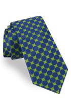 Men's Ted Baker London Geometric Circle Silk Tie, Size - Green