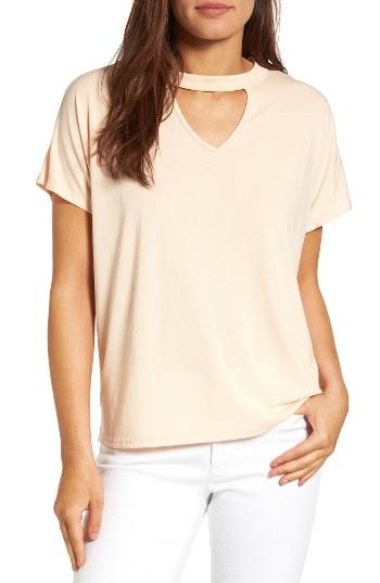 Women's Bobeau Cutout Tee - Pink