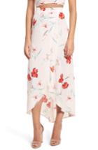 Women's Leith Wrap Maxi Skirt, Size - Pink