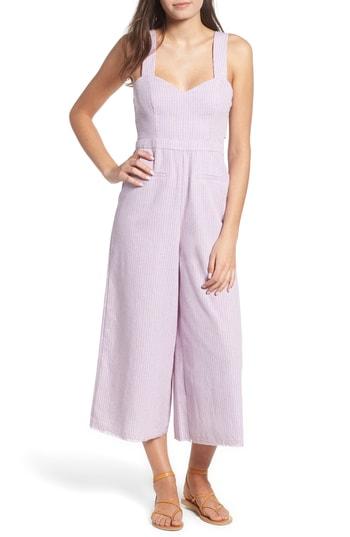 Women's The East Order Portia Crop Jumpsuit - Purple