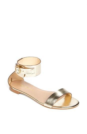 Kurt Geiger London 'lace' Sandal Gold Metallic