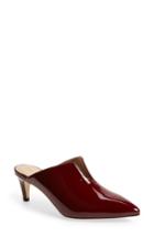 Women's Nordstrom Signature Allegra Notched Mule Us / 35eu - Red