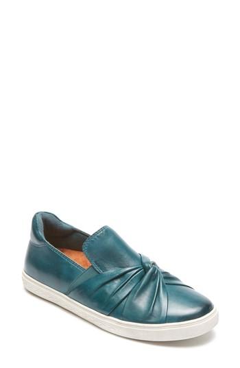 Women's Rockport Cobb Hill Willa Bow Slip-on .5 M - Blue/green