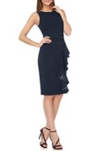 Women's Carmen Marc Valvo Infusion Sequin Cascade Ruffle Cocktail Sheath